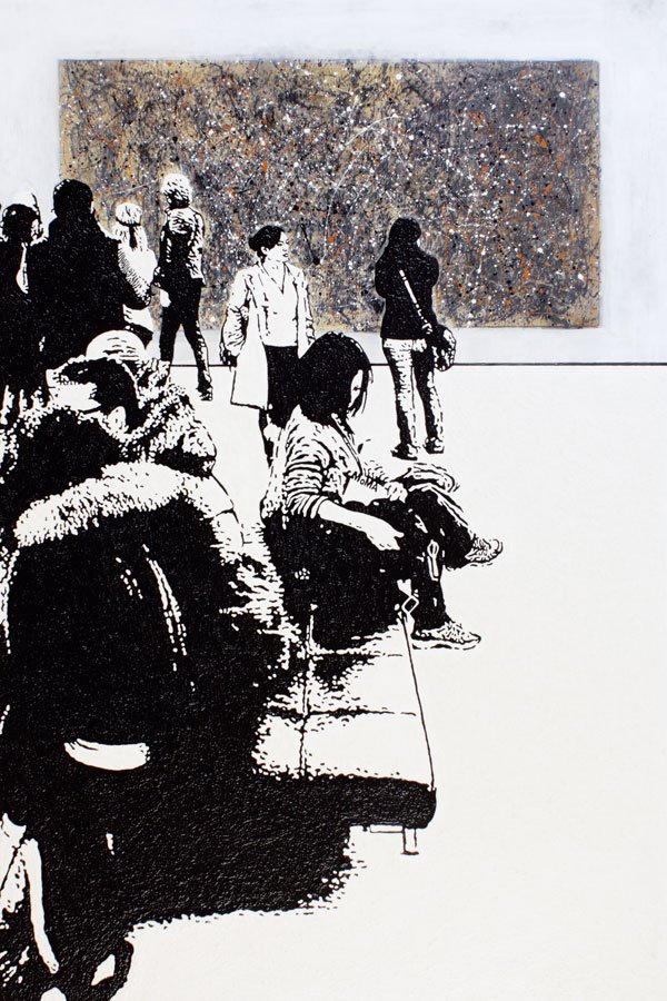 MOMA JACKSON POLLOCK   ONE — Mischtechnik auf Leinwand   150x100cm
