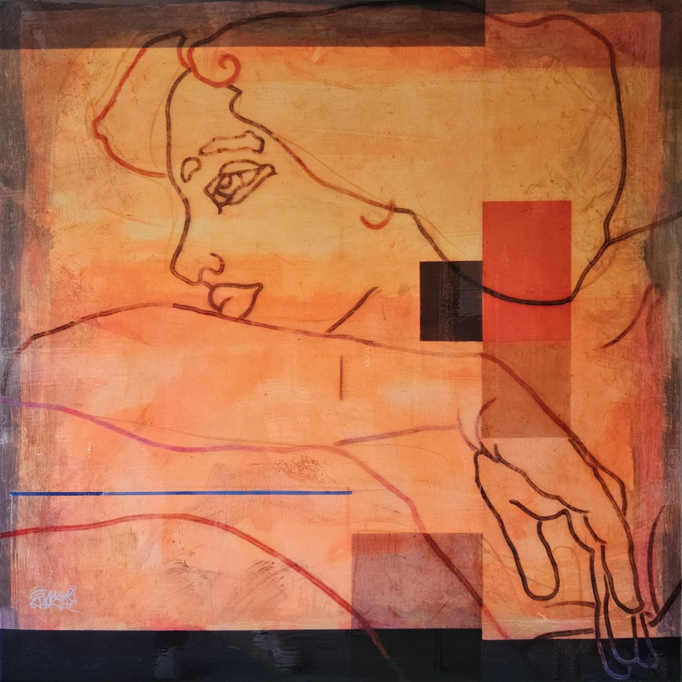 Cesello arancio   Kristal — 115 × 115 cm 2