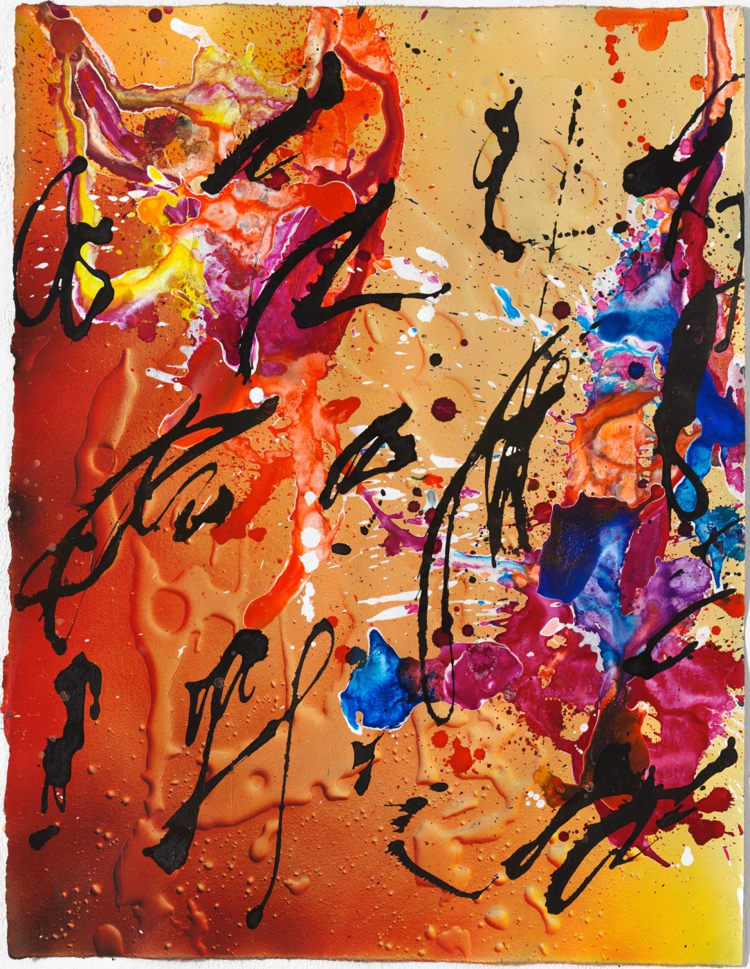Christian Awe jeu d'amour 5 2023 Acryl auf Papier — 65 × 50 cm
