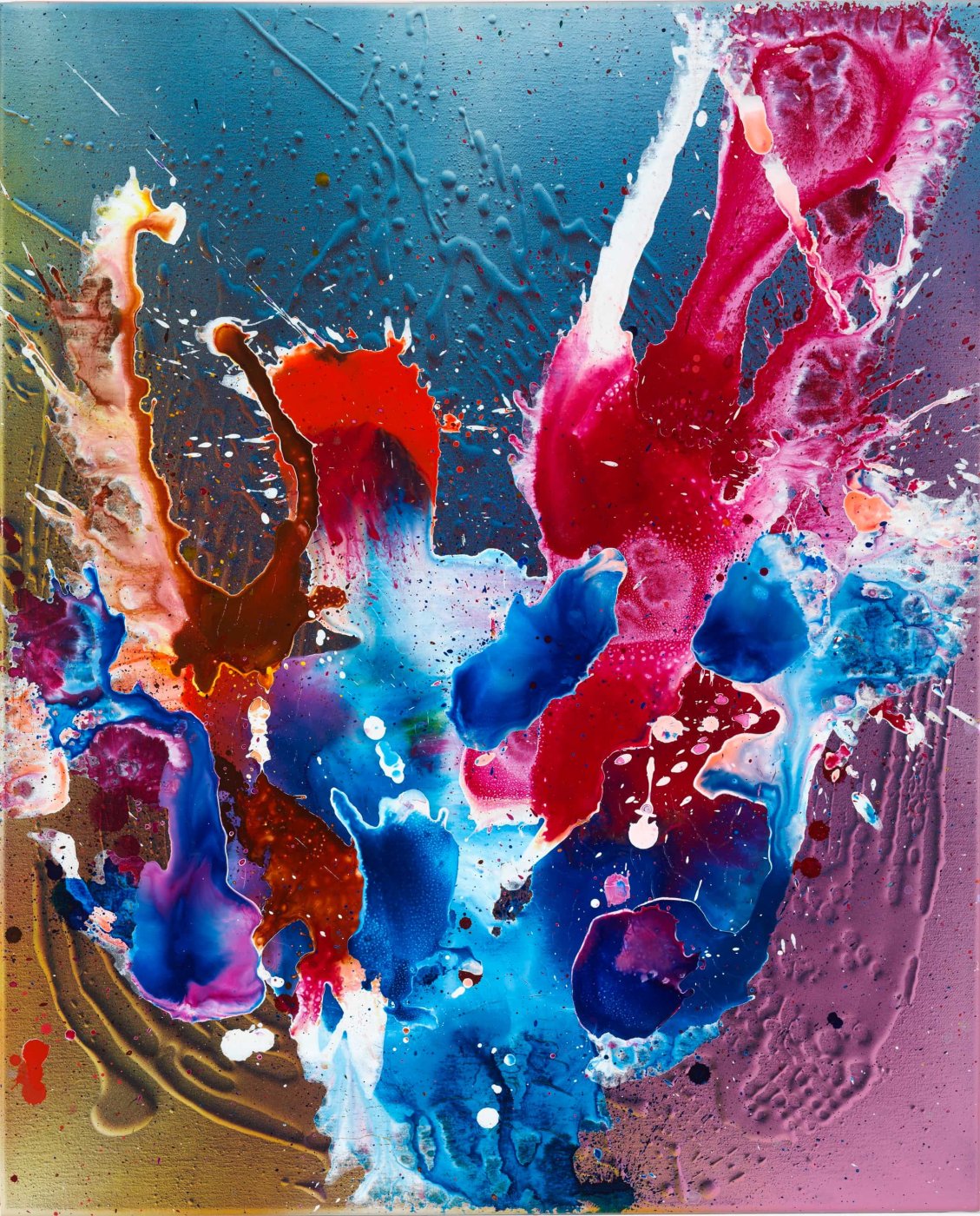 Christian Awe blossom 2025 Acryl auf Leinwand — 80 × 65 cm