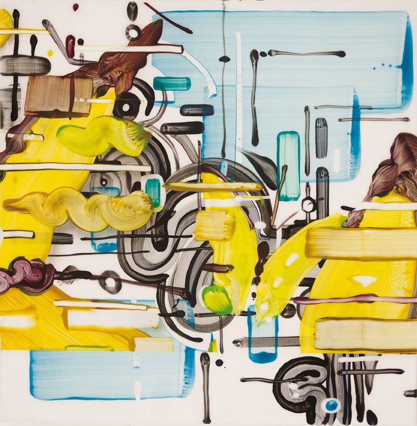 DECODIFICAZIONE 9 — Mischtechnik auf Leinwand   40x40cm