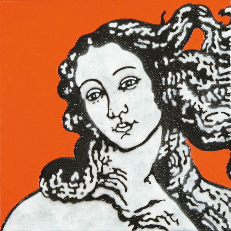 VENERE #5 — Mischtechnik auf Leinwand   50x50cm