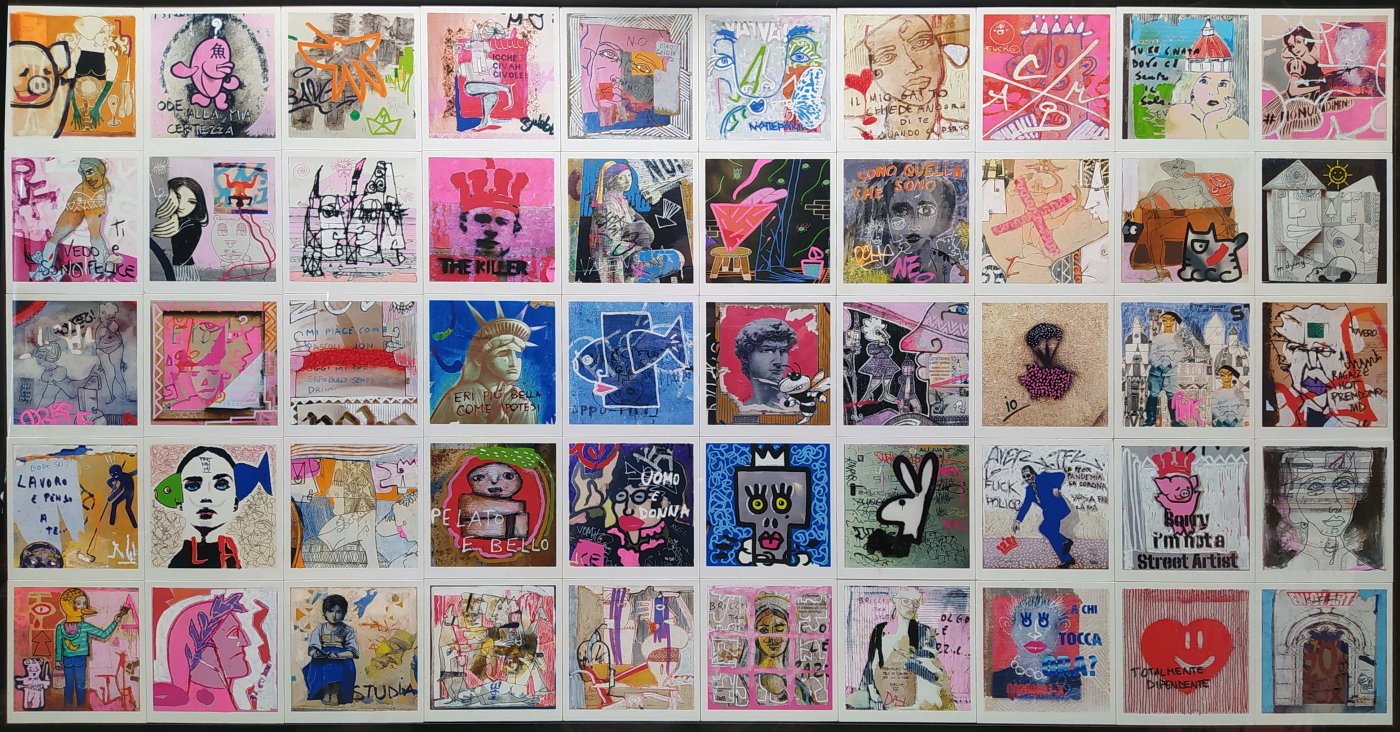 AV   pelato   è   bello   Artista Vandalo — 57,5 × 110