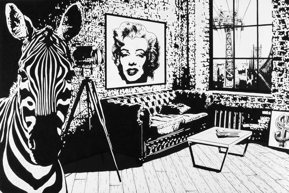 MY INTERIOR   MARILYN #2 — Mischtechnik auf Leinwand   100x150cm