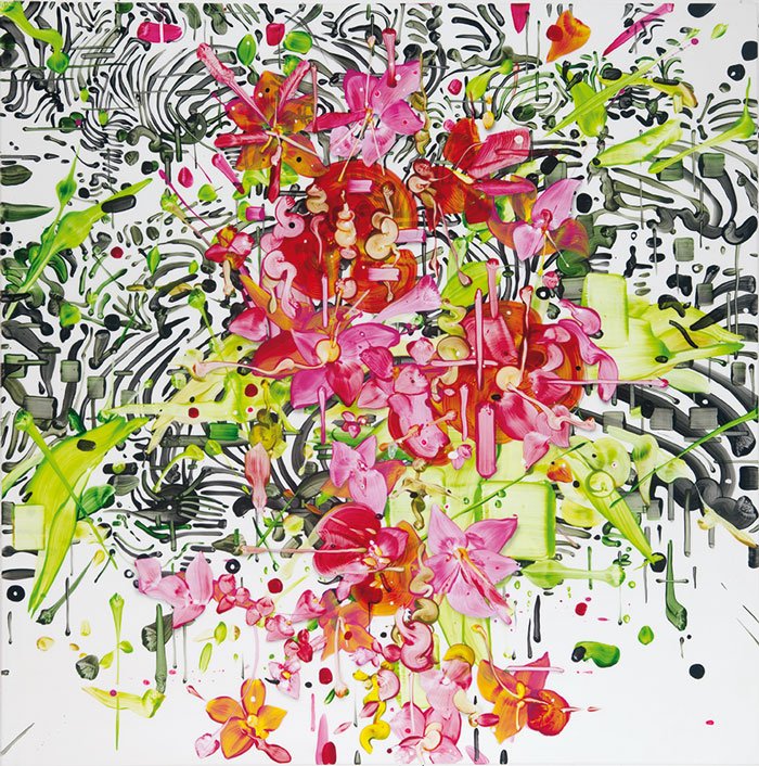 DECODIFICAZIONE — Mischtechnik auf Leinwand   150x150cm