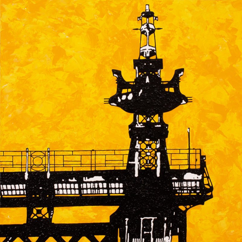QUEENSBORO BRIDGE — Mischtechnik auf Leinwand   60x60cm