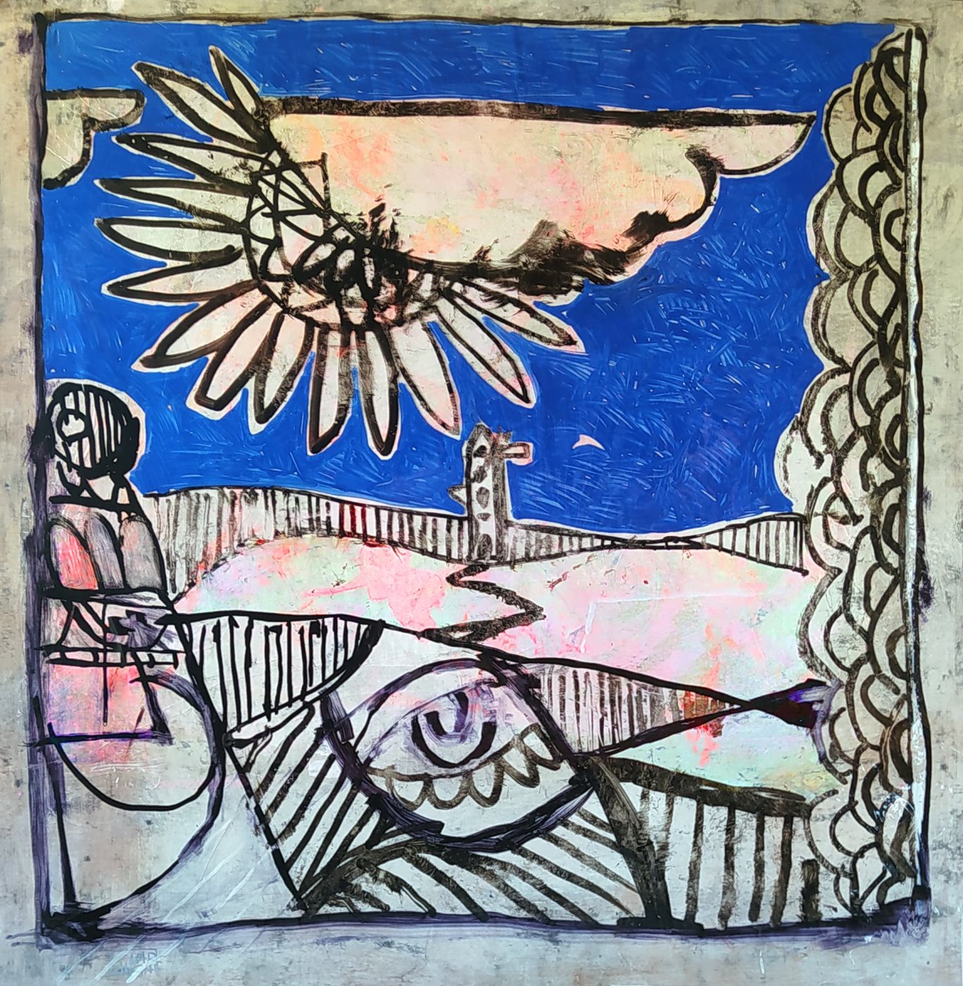 Tuscany — 100 × 105 cm