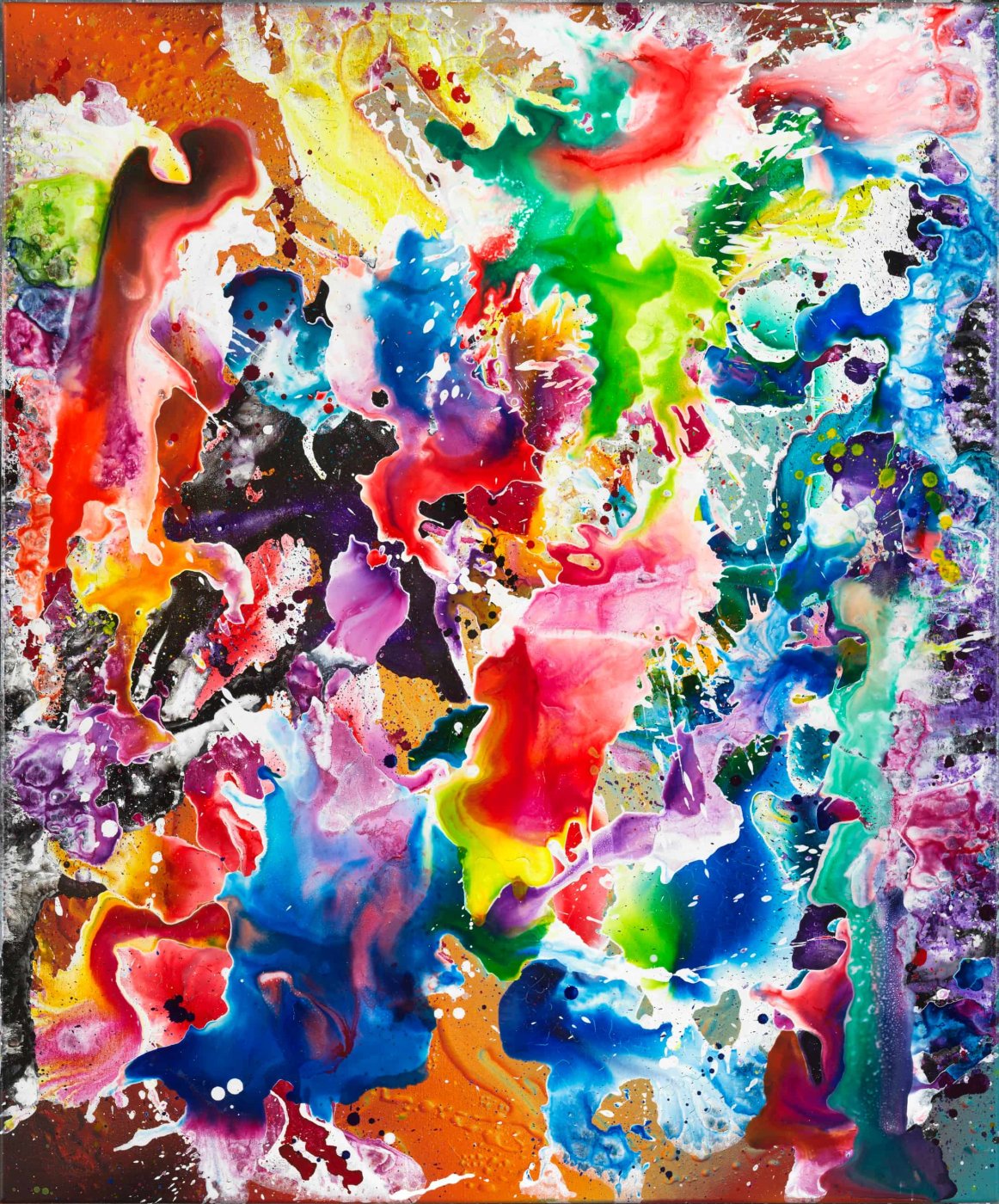 Christian Awe Energie 2025 Acryl auf Leinwand — 120 × 100 cm