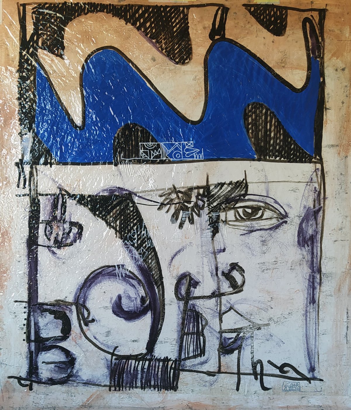 Onda — 115 × 100 cm