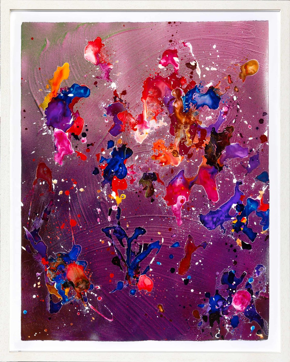 Christian Awe o.T. 2022 Acryl auf Papier — 65 × 50 cm