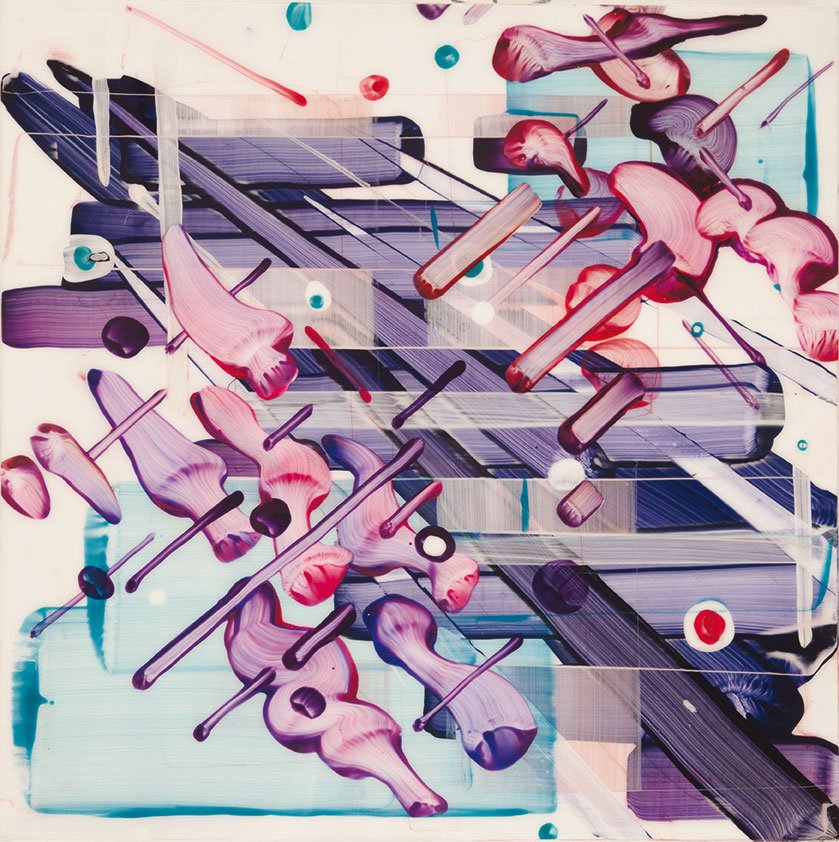 DECODIFICAZIONE 2 — Mischtechnik auf Leinwand   40x40cm
