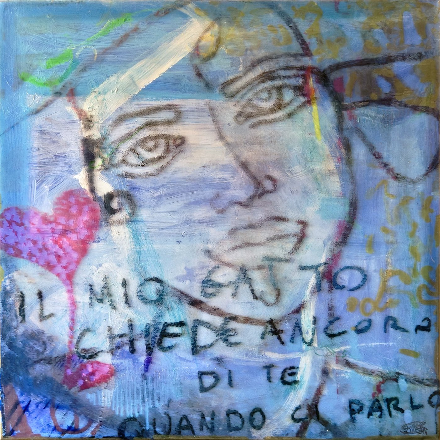 Il mio gatto   Kristal — 100 × 100   9 '26 cm