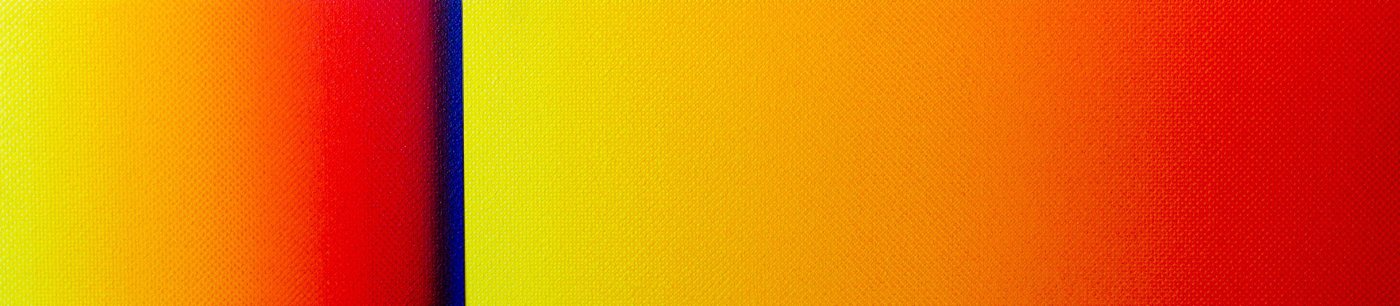 LICHT AUS FARBE_Acryl auf Hartschaumtafel — 41 × 183 cm