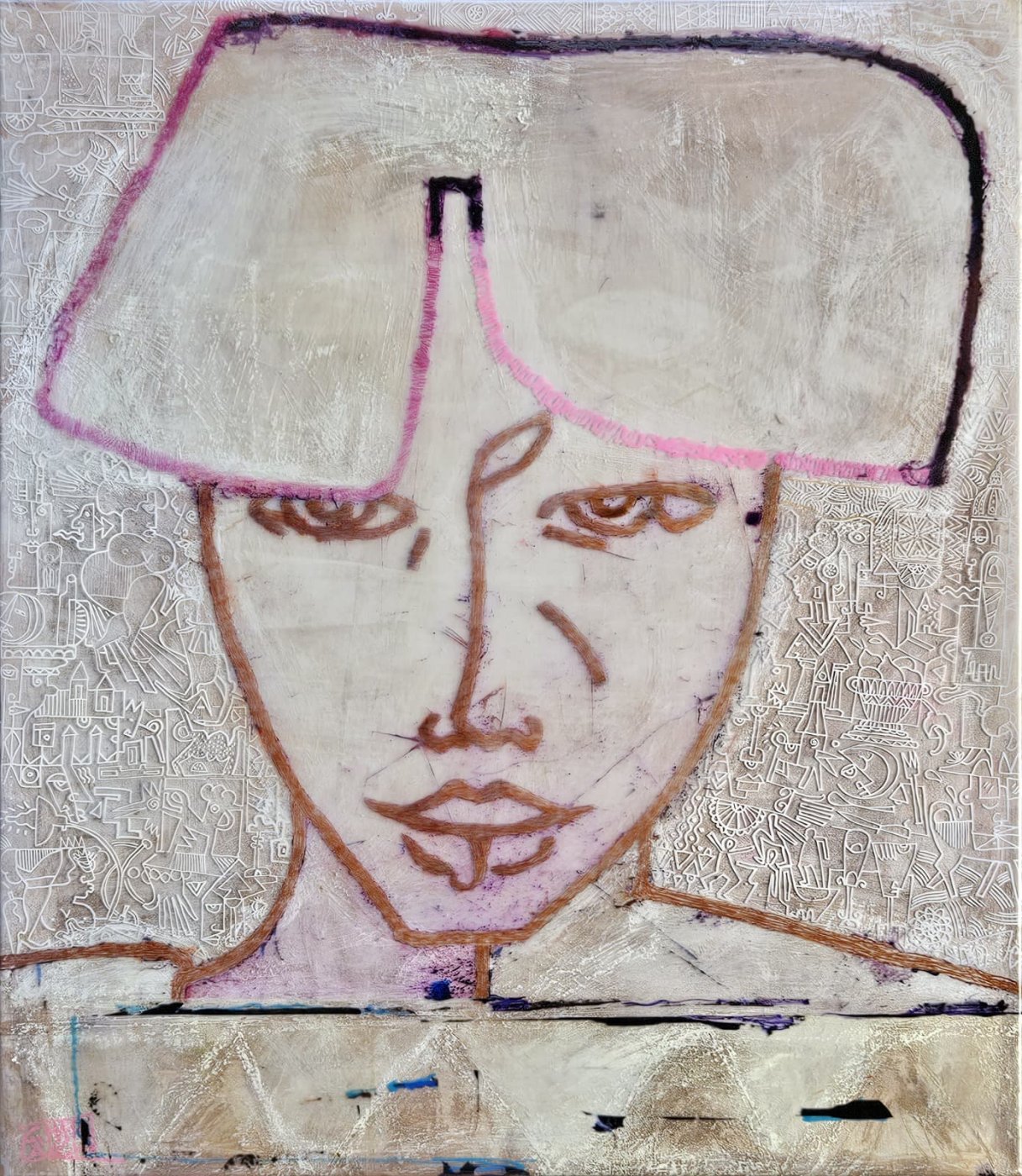 ORIANA DI DIOR Kristall — 90 × 82cm