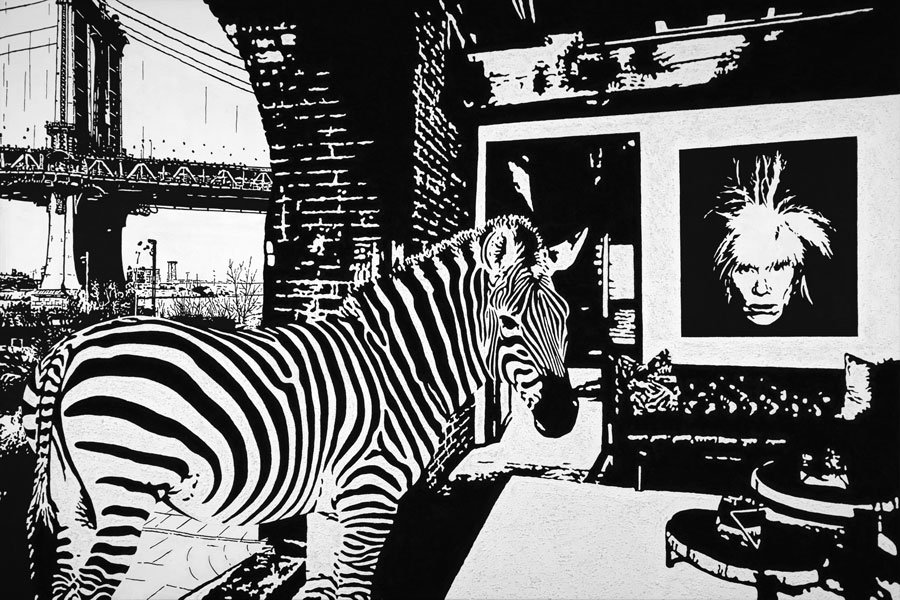 MY INTERIOR   WARHOL — Mischtechnik auf Leinwand   100x150cm