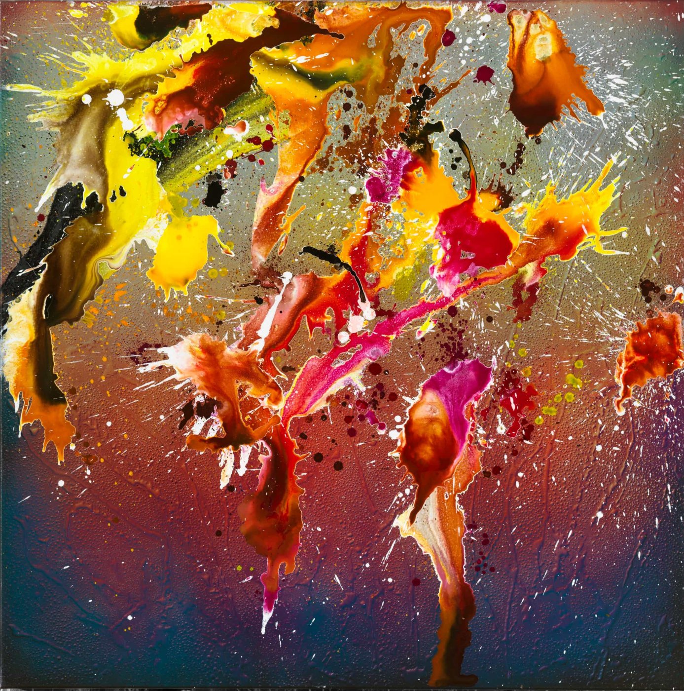 Christian Awe expedition 2025 Acryl auf Leinwand — 120 × 120 cm