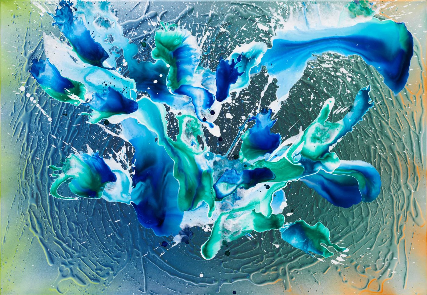 Christian Awe alive II 2026 Acryl auf Leinwand — 90 × 130 cm