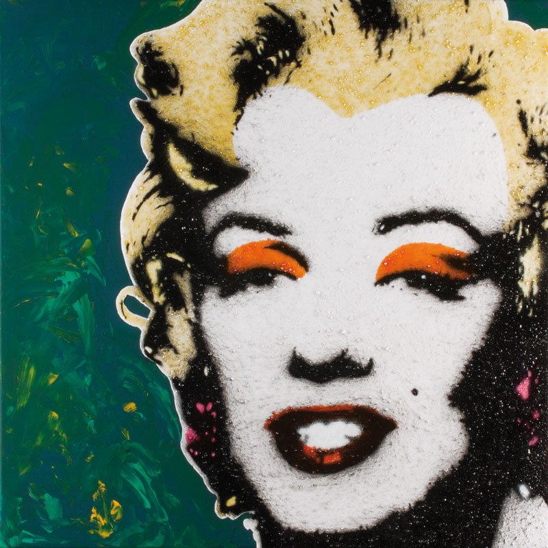 MARILYN #15 — Mischtechnik auf Leinwand   50x50cm